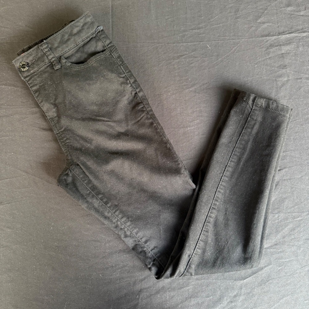 Wax Jean Butt I Love Youβ Black Skinny Jeans High Rise Size 3/26 Denim Pants
